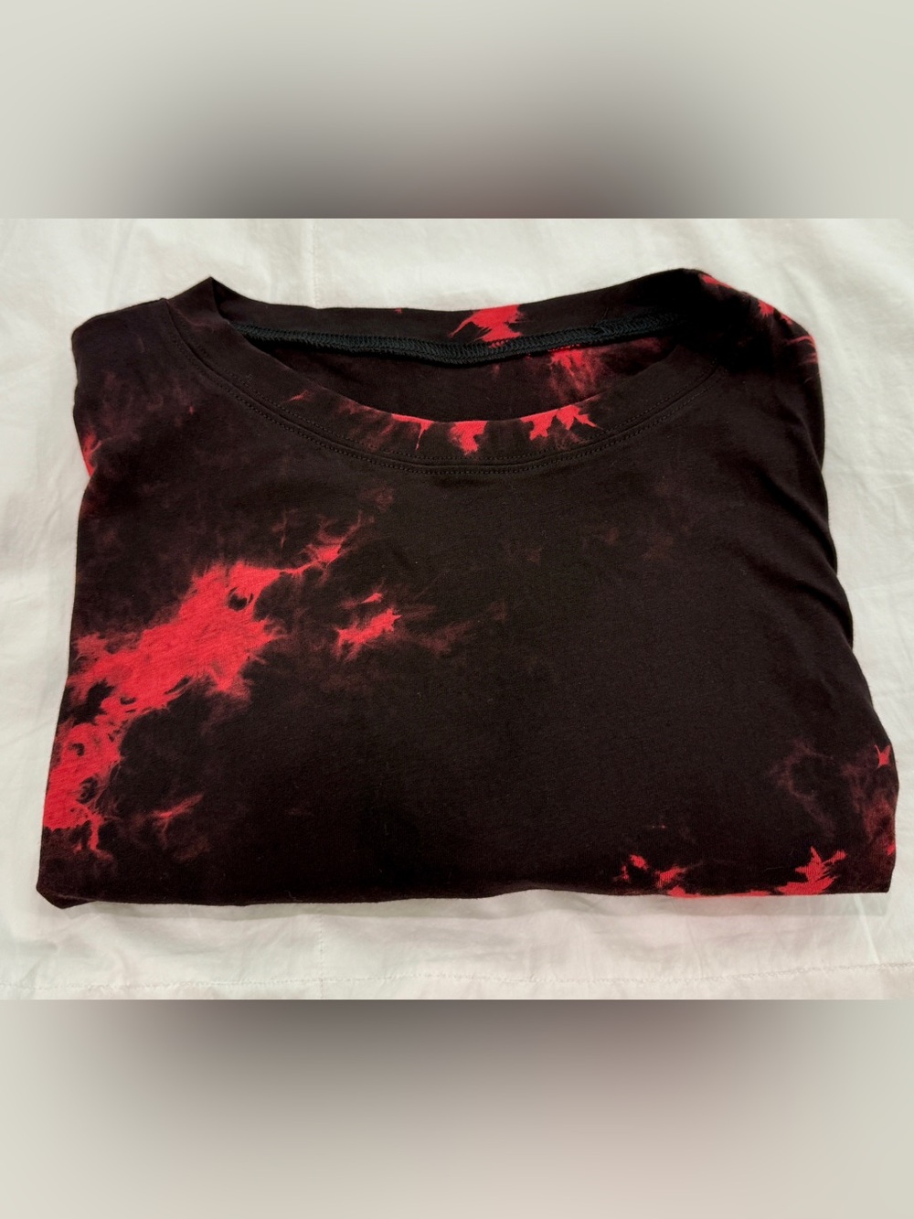 Women’s Black & Red Crew Neck Shirt